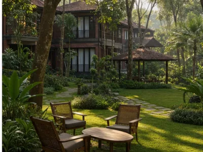 Verdant Crown Nature Resort — Outdoor view (fictional demo image)