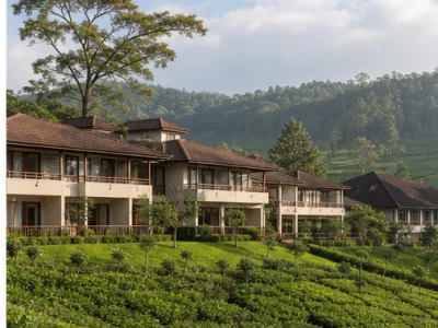 Tea Horizon Family Resort — Exterior (fictional demo image)