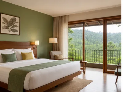 Tea Horizon Family Resort — Bedroom (fictional demo image)