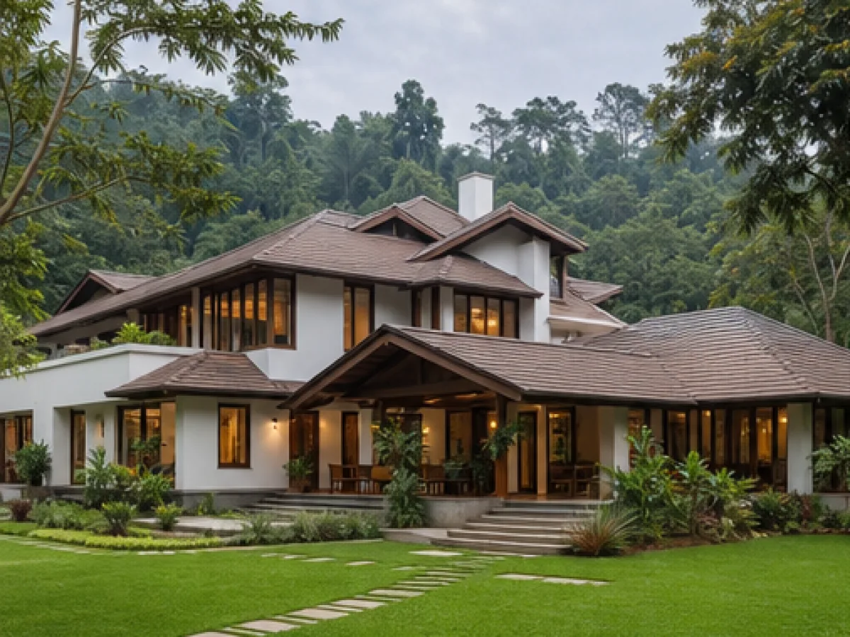 Cedar Bloom Family Villa — Exterior (fictional demo image)