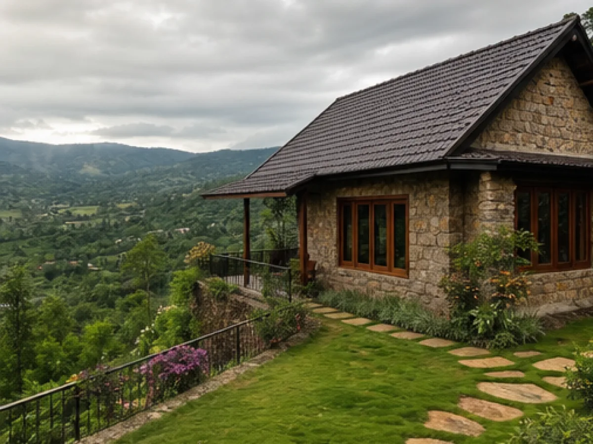Moonstone Valley Cottage — Exterior (fictional demo image)