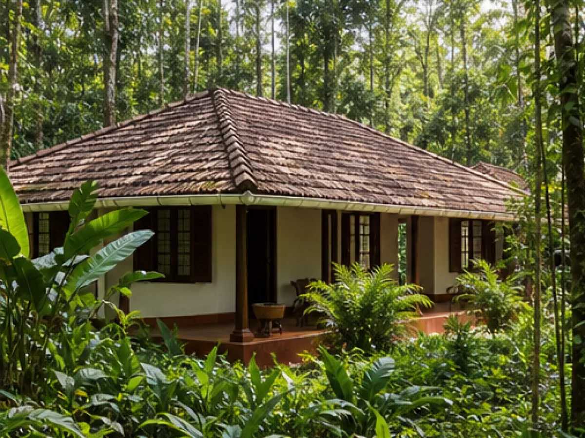 Cardamom Trail Homestay — Exterior (fictional demo image)