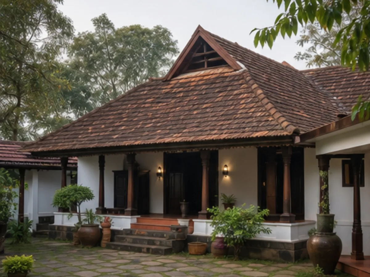 Heritage Bloom Homestay — Exterior (fictional demo image)