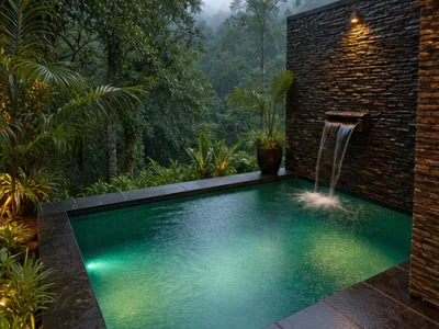Moonmist Honeymoon Villa — Outdoor view (fictional demo image)